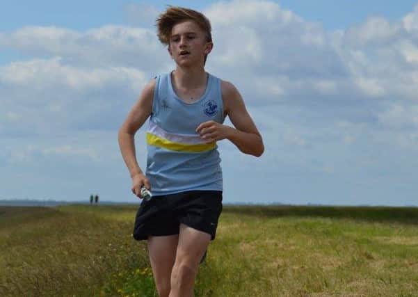 Archie Rainbow in cross country mode earlier this season EMN-160609-105650002