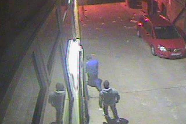 CCTV images released by Lincolnshire Police following the burglaries on Lumley Road and Grand Parade.