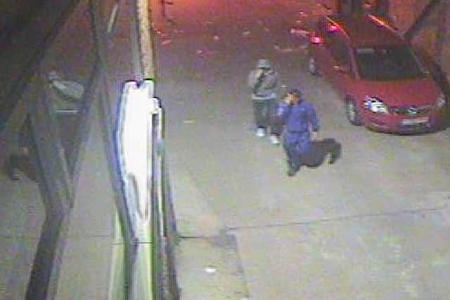 CCTV images released by Lincolnshire Police following the burglaries on Lumley Road and Grand Parade.