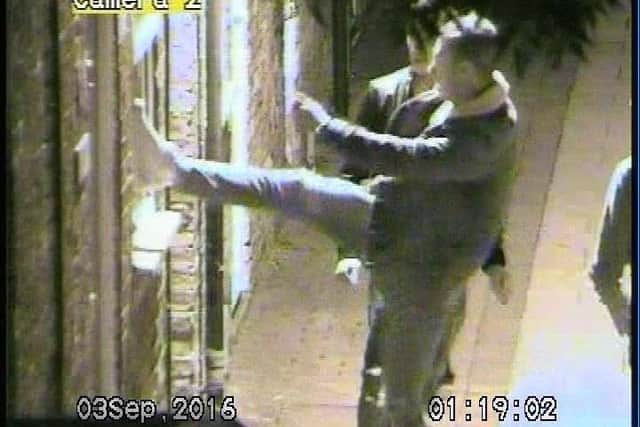Do you recognise these men caught on camera on Nag's Head Passage in the early hours of Saturday morning? EMN-160809-102841001