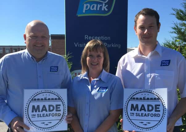 Staff from Moy Park, one of the companies involved in Made in Sleaford. EMN-160809-172223001