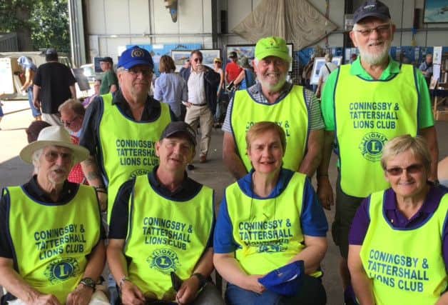 Shift change for the Coningsby & Tattershall Lions Club at East Kirkby EMN-160909-065601001