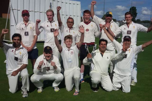 Louth Taverners celebrate winning the East Lindsey Cup EMN-161209-180209002