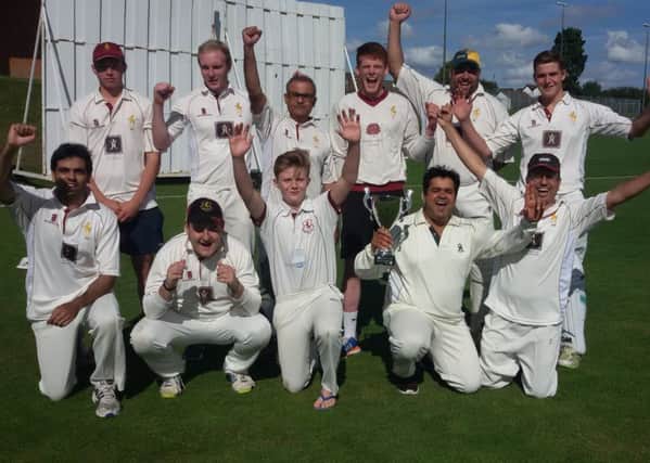 Louth Taverners celebrate winning the East Lindsey Cup EMN-161209-180209002
