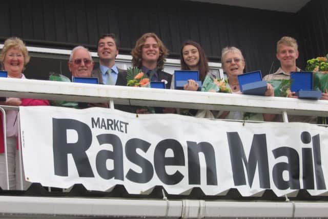 Award winners at the Rasen Mail's 150th anniversary event at Market Rasen Racecourse EMN-160919-083158001