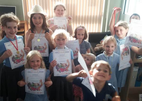 Youngsters from the Alford area are pictured here with their certificates.