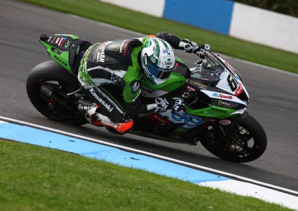 Peter Hickman in action at Donington Park. Photo: Dave Yeomans.