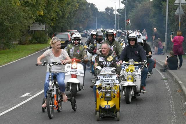 Scooter Rally at Jolly Scotchman pub, Sleaford. EMN-160919-183212001