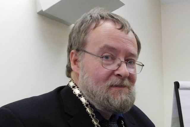 Mayor of Sleaford, Coun David Suiter. EMN-160926-115554001