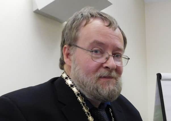 Mayor of Sleaford, Coun David Suiter. EMN-160926-115554001