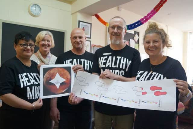 Healthy Minds team will be leading the walk to Mars EMN-160922-063104001