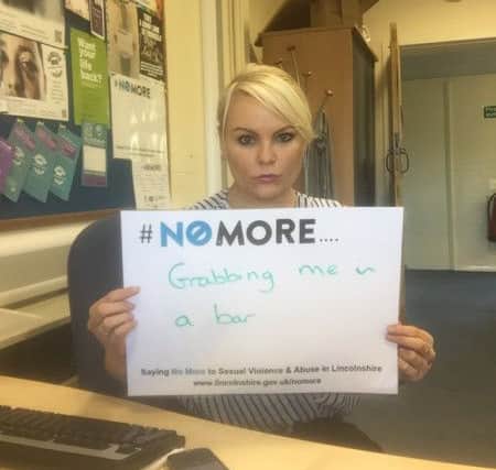 Hayley Child, Sexual Violence Coordinator at Lincolnshire County Council.