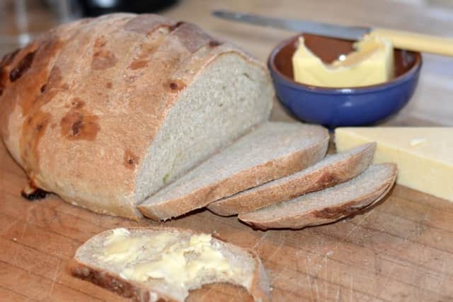Cider bread.