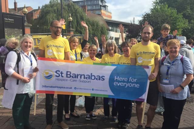 The St Barnabas team supported Lincoln's LGBT Pride on September 24.