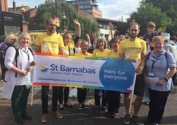 The St Barnabas team supported Lincoln's LGBT Pride on September 24.