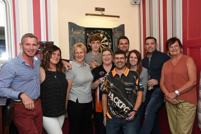 A charity 24 hour Dart-a-thon held at Wragby's Turnor Arms has raised more than ?1,000 to be shared between the local Defibrilator Fund and the NSPCC. EMN-160926-081208001