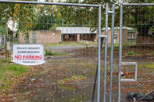 The site of the former NHS centre in Horncastle which could become a new home - subject to planning consent. EMN-161010-135626001