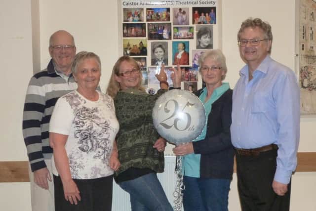 Posing in front of the original CATS poster are left William Smith (Founder Member),Janet Freeman (Founder Member), Kate Jacob, Pam and Mike Cluff (Founder Members)  (Lin) EMN-160610-170511001