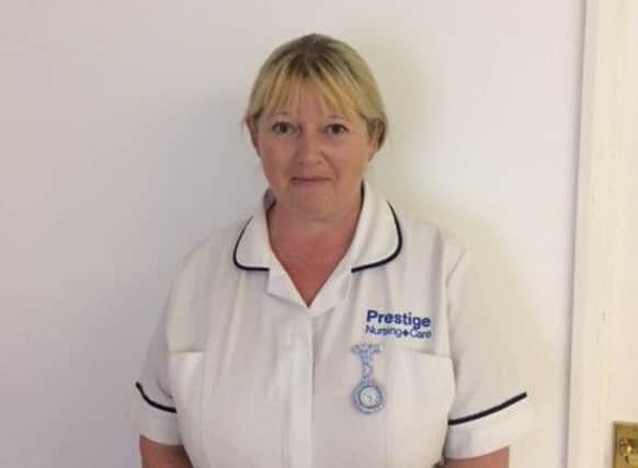 Wendy Jones, of Presitge Nursing and Care is a finalist for Home Care Worker of the Year 2016 EMN-160710-113132001