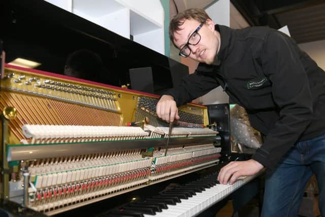 Made in Sleaford event at NCCD. Luke Winter of White & Sentance. EMN-161010-102914001