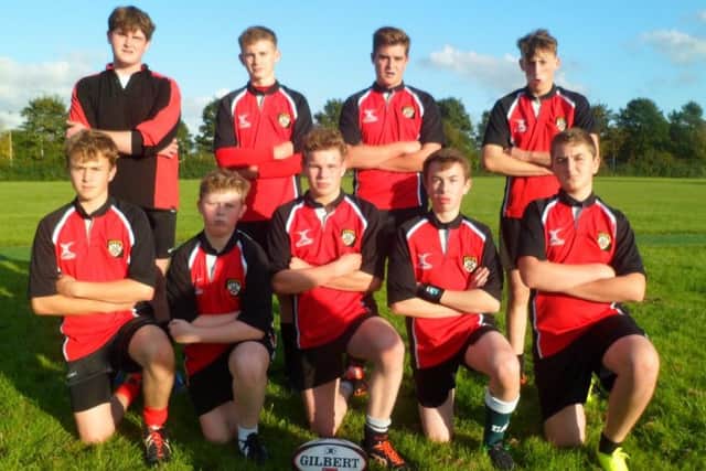 Cordeaux Academy's Year 11 rugby team EMN-161010-121641002