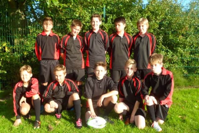 Cordeaux Academy's Year 7 rugby winners EMN-161010-121654002