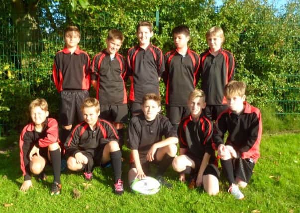 Cordeaux Academy's Year 7 rugby winners EMN-161010-121654002
