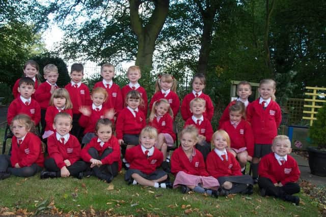 Here are the new school starters at Huttoft Primary School.