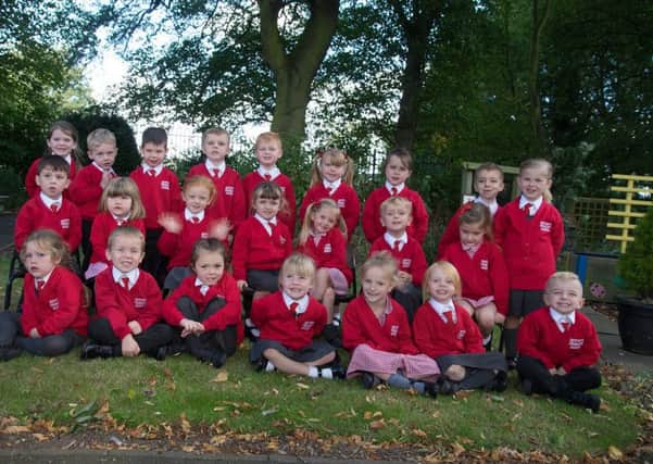 Here are the new school starters at Huttoft Primary School.