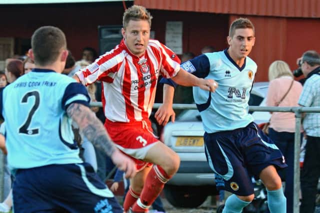Andrew Shinn on the run for Horncastle Town. ENGEMN00120120813115917