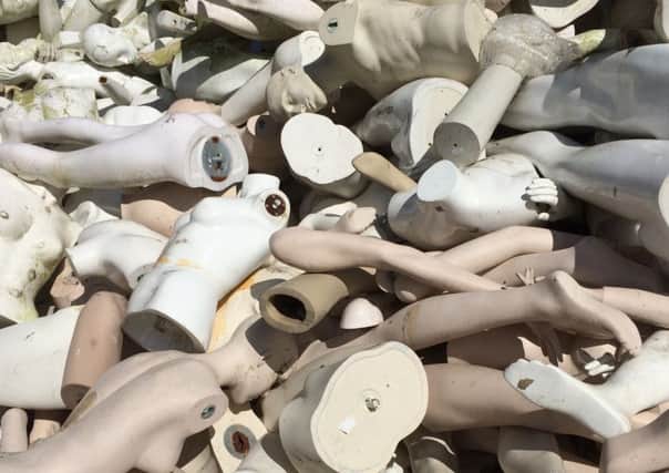 A mountain of mannequin body parts at Dollywood, Fulbeck. EMN-161017-143314001