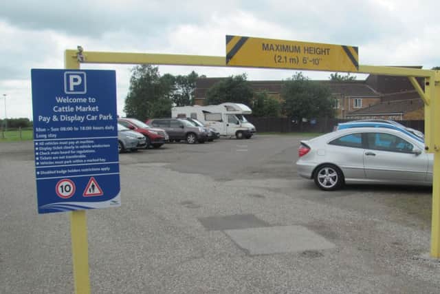 The Cattle Market car park at The Wong in Horncastle EMN-161014-155111001