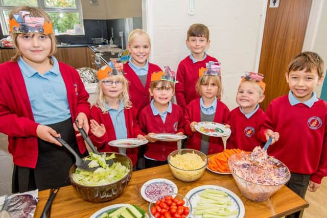 Harvest at Bucknall Primary School EMN-161018-140728001