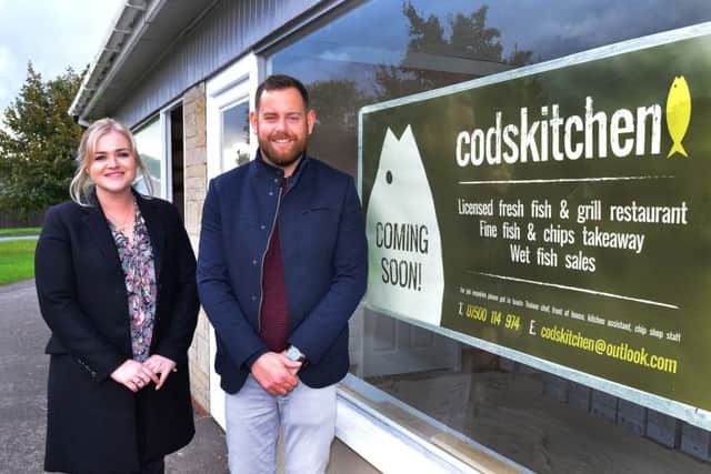 Banks Long & Co surveyor Harriet Hatcher and Cods Kitchen General Manager and Head Chef Jarrod Sellers. EMN-161017-120421001