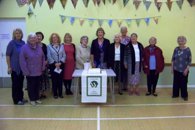 The Legbourne and Little Cawthorpe WI celebrating their 80th anniversary.