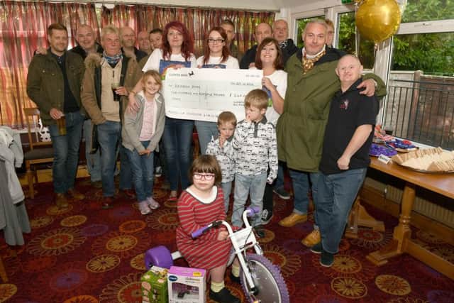 Sleaford All-Knighters donating charity day proceeds to Rainbow Stars. EMN-161021-195636001
