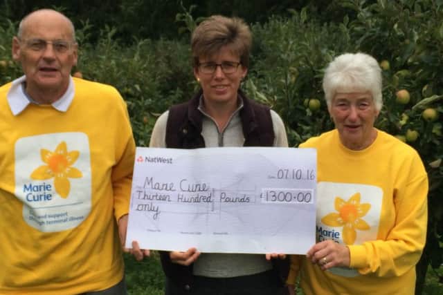 A strawberry fayre in Saleby has raised big funds.