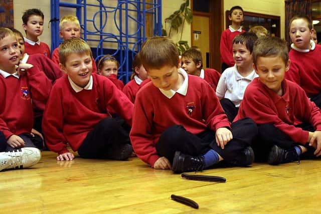 Turning back the clock to 2003 with Skegness Junior School.