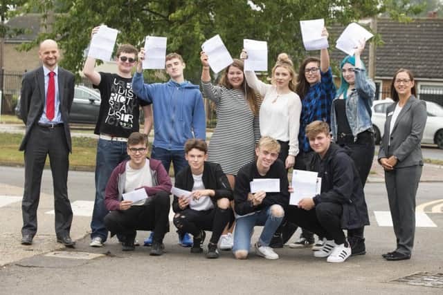 Somercotes Academy has done well in the league tables.