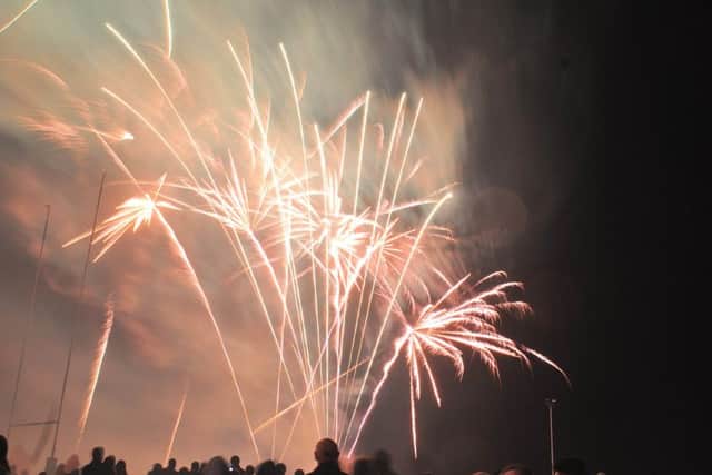 A previous fireworks display at Princess Royal Sports Arena (c) Andy Laithwaite/pictures365 ENGEMN00120110711085915