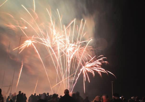 A previous fireworks display at  Princess Royal Sports Arena (c) Andy Laithwaite/pictures365 ENGEMN00120110711085915