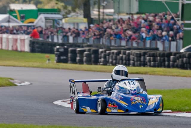 Mark Gellatly in action at Darley Moor. Photo: Steve Addison