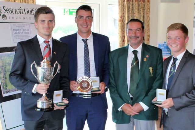 Kenwick Pak golfer Ashton Turner (left) is bidding to join some of the world's top golfers on the European Tour EMN-161024-104030002