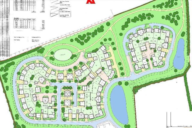 Artist's impression of the new 107-home development off Kenwick Road, Louth.