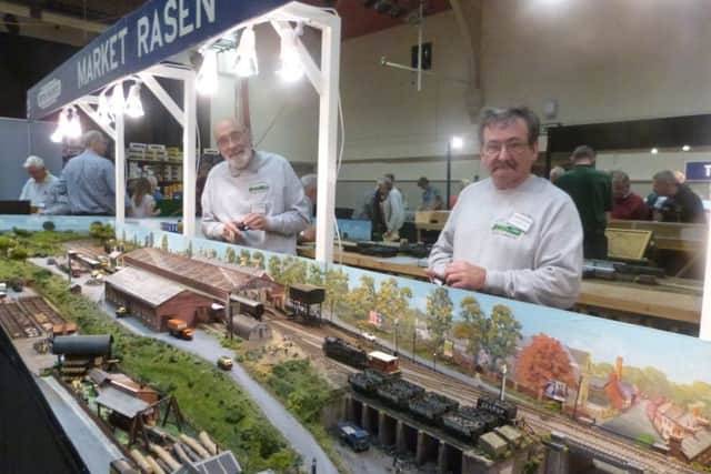 The Market Rasen layout at last year's Caistor Model Railway event. EMN-161026-125736001