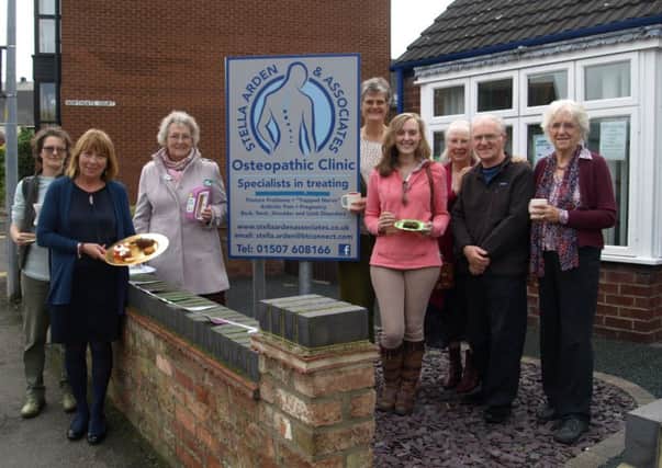 Stella Arden & Associates Osteopathic Clinic in Louth held a coffee morning for Macmillan last week.