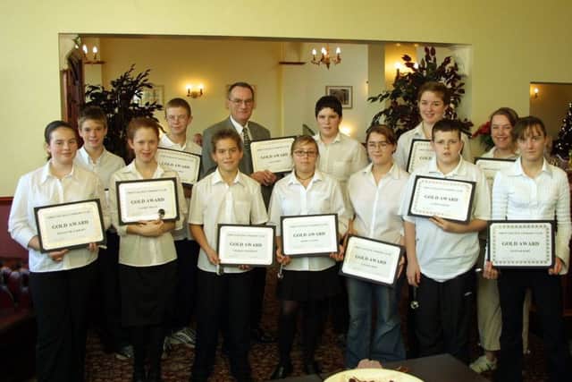 Students of cookery at the Skegness First College in December 2003.
