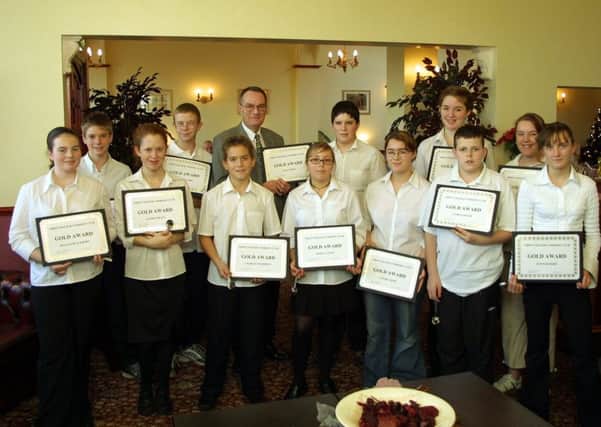 Students of cookery at the Skegness First College in December 2003.