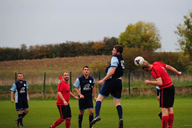 Action from Sleaford Sports Amateurs' home win on Saturday.