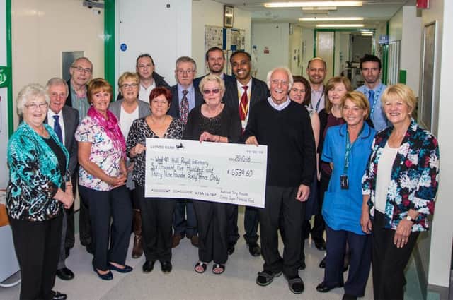 The Emma-Jayne Memorial Fund has presented a cheque of over Â£6,000 to Hull Royal Infirmary's Neurosurgical Unit.